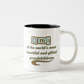 Tasse 2 Couleurs Oma des petits-enfants doués