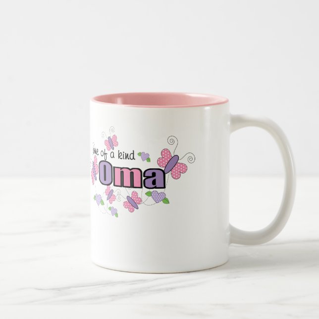 Tasse 2 Couleurs Oma Unique (Droit)
