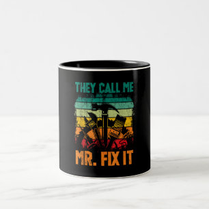 Tasse 2 Couleurs On M'Appelle M'Appelez "Réparez-Le"