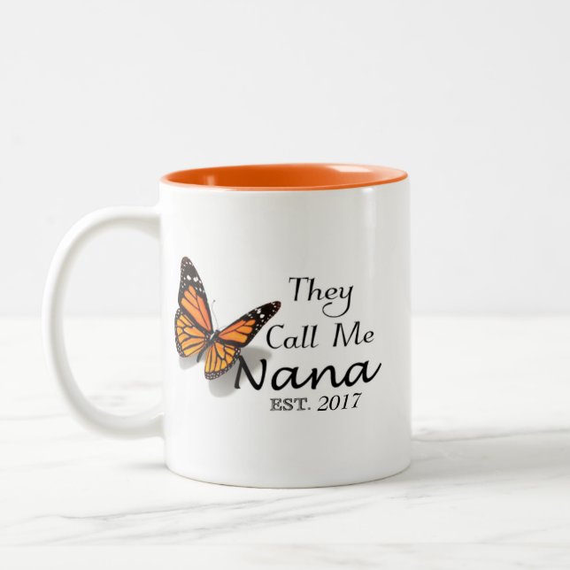 Tasse 2 Couleurs On m'appelle Nana (Gauche)