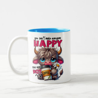 Tasse 2 Couleurs On ne peut pas rendre tout le monde heureux, on n'