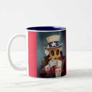 Tasse 2 Couleurs Oncle Bee Vous Veut !!