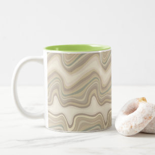 Tasse 2 Couleurs onde rétro