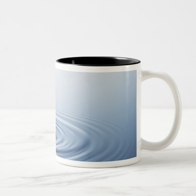 Tasse 2 Couleurs Ondulation sur l'eau (Droit)