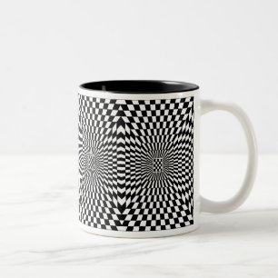 Tasse 2 Couleurs OP -Art #6 à Emporio Moffa