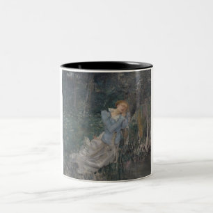 Tasse 2 Couleurs Ophélie (femme qui pleure) (par Jules Bastien-Lepa