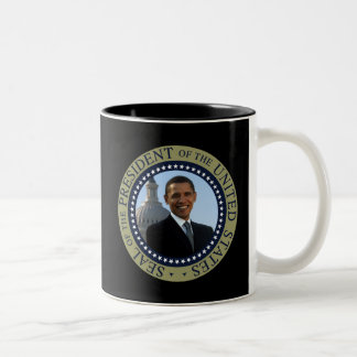 Tasse 2 Couleurs Or de joint d'Obama