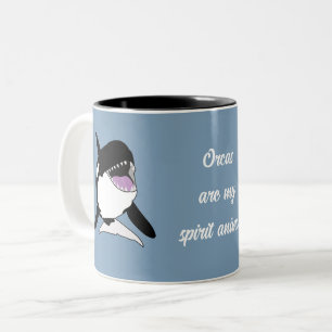 Tasse 2 Couleurs Orca Killer Whale Spirit Animal