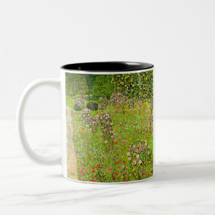 Tasse 2 Couleurs Orchard Gustav Klimt avec Rose