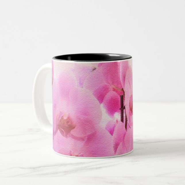 Tasse 2 Couleurs orchidées (Devant gauche)