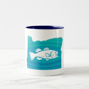 Tasse 2 Couleurs Oregon Wave Fishing