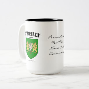 Tasse 2 Couleurs O'Reilly Famille Crest, Traduction & Signification
