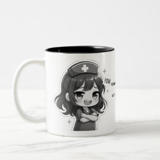 Tasse 2 Couleurs Original Chibi Nurse - Sassy Nursing Life