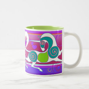 Tasse 2 Couleurs Original LICORNE MinkMug de 2014 Saint-Valentin