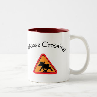 Tasse 2 Couleurs Orignaux croisant #2