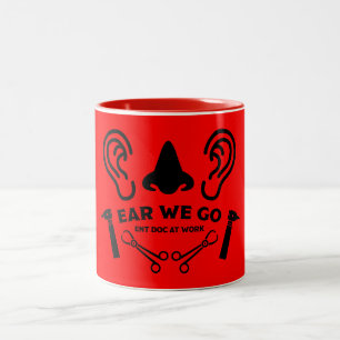 Tasse 2 Couleurs ORL Oto-rhino-laryngologiste Oto-rhino-laryngologi