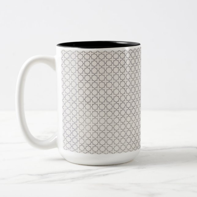 Tasse 2 Couleurs Ornement arabesque élégant (Gauche)
