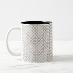 Tasse 2 Couleurs Ornement arabesque élégant