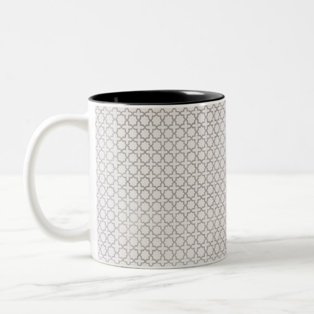 Tasse 2 Couleurs Ornement arabesque élégant (Gauche)