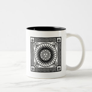 Tasse 2 Couleurs ornement celtique unique