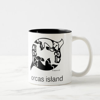 Tasse 2 Couleurs Orque - île d'orques - Tao Yin Yang - épaulard