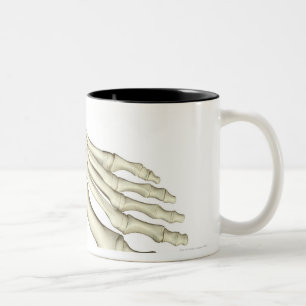 Tasse 2 Couleurs Os du pied 2
