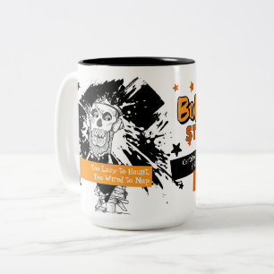 Tasse 2 Couleurs Os Fatigué Toujours câblé - Drôle Skeleton Hallowe