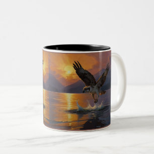 Tasse 2 Couleurs Osprey prend le relais à Dusk