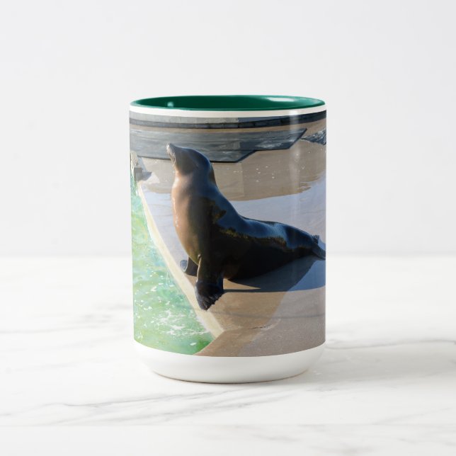 Tasse 2 Couleurs Otarie californienne (Centre)