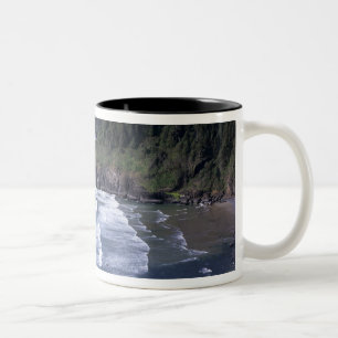 Tasse 2 Couleurs OU, côte de l'Oregon, phare de Heceta Head, sur