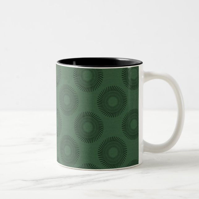 Tasse 2 Couleurs Oultramod Mug, Vert Forêt (Droit)
