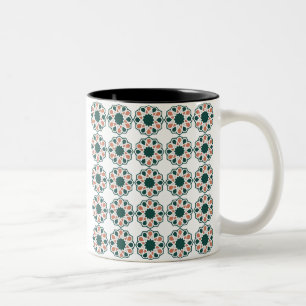 Tasse 2 Couleurs Oumra islamique verte et rose Moubarak en arabe