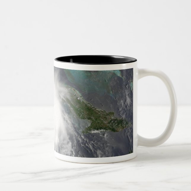Tasse 2 Couleurs Ouragan Charley 2 (Droit)