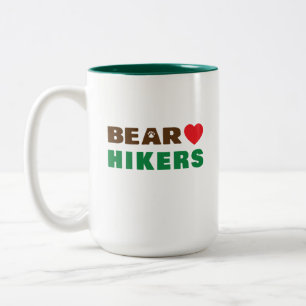 Tasse 2 Couleurs Ours amour randonneur
