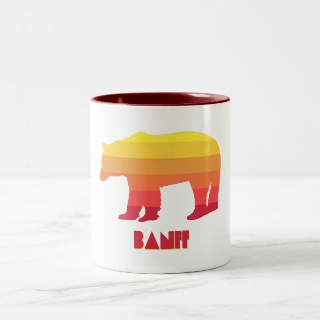 Tasse 2 Couleurs Ours Banff (Centre)