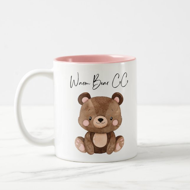 Tasse 2 Couleurs Ours De Coco Chaud Élégant Boug Pour Enfants  (Gauche)