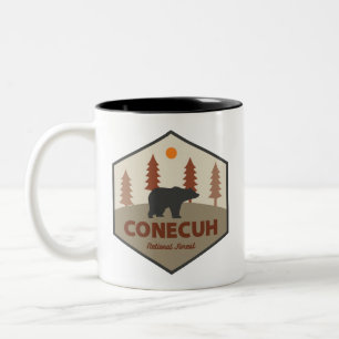 Tasse 2 Couleurs Ours de la forêt nationale de Conecuh