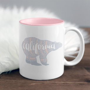 Tasse 2 Couleurs Ours d'hiver de Californie