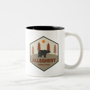 Tasse 2 Couleurs Ours forestier national d'Allegheny