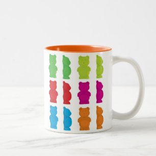 Tasse 2 Couleurs Ours gommeux