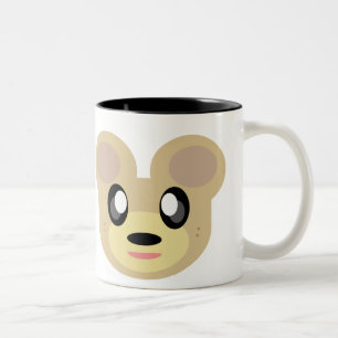 TASSE 2 COULEURS OURS KAWAII MIEL DOUX MIGNON