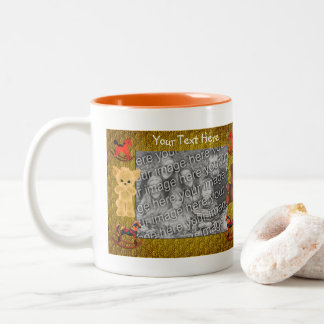 Tasse 2 Couleurs Ours mignons Chevaux rochers Photo personnalisée
