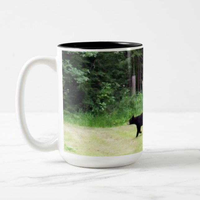 Tasse 2 Couleurs Ours noir (Gauche)
