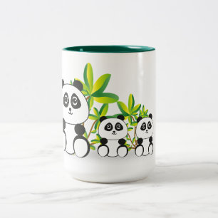Tasse 2 Couleurs Ours Pandas