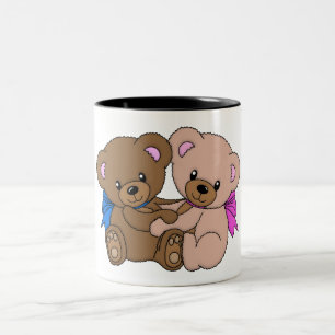 Tasse 2 Couleurs Ours peluche
