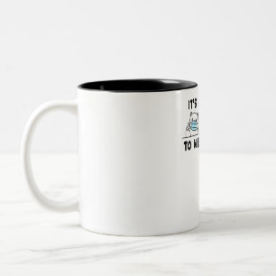 Tasse 2 Couleurs Ours Polaire Ours Noir Portant Visage Masque Migno