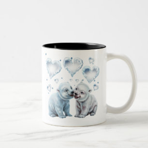 Tasse 2 Couleurs Ours polaires mignons