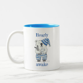 Tasse 2 Couleurs Ours somnolent //Bearly de bébé éveillé