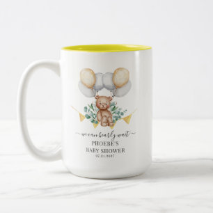 Tasse 2 Couleurs Ourson à peine attendre ours et ballons pour Baby