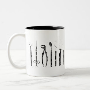 Tasse 2 Couleurs Outils de dentiste